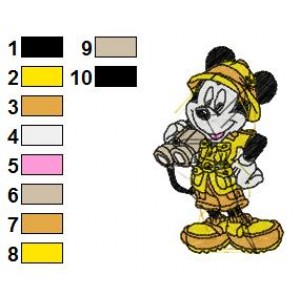 Mickey Embroidery Design 3